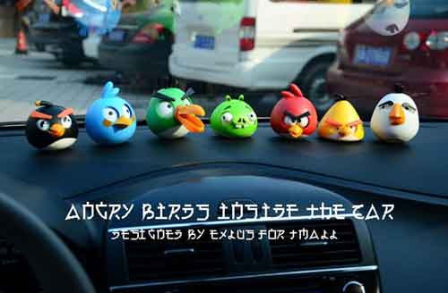 小編給大家?guī)?lái)四款創(chuàng)意十足的汽車飾品欣賞