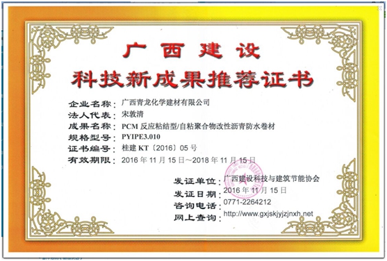 青龍防水助力柳州市民服務中心防水工程