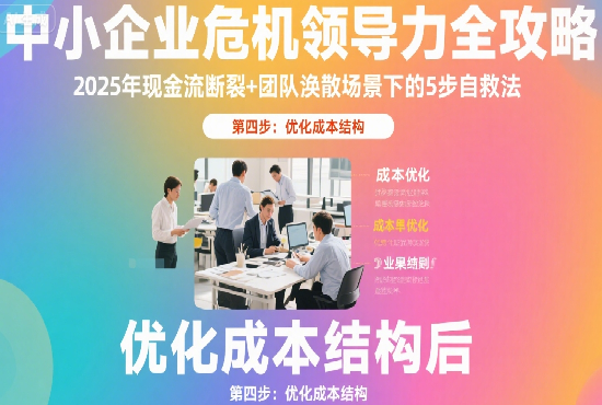 中小企業(yè)危機(jī)領(lǐng)導(dǎo)力全攻略：2025年現(xiàn)金流斷裂+團(tuán)隊渙散場景下的5步自救法