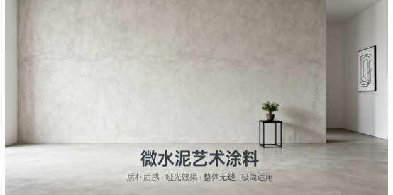 微水泥vs金屬漆:不同藝術(shù)涂料的適用場(chǎng)景與表現(xiàn)力對(duì)比