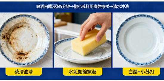 陶瓷清潔難題：一招搞定頑固污漬，省時(shí)省力!