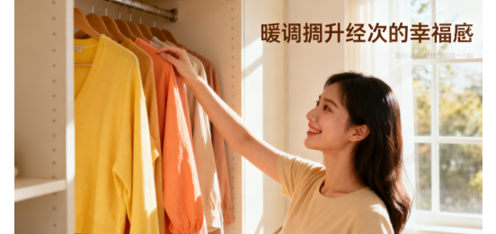 衣柜色彩心理學(xué):選對色調(diào)提升每日幸福感